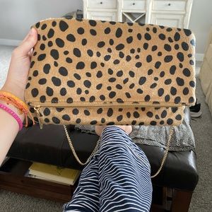 Leopard Print Crossbody Bag